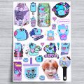 BTS J HOPE BT21 MANG Stickers UNCUT A4 (SS05 ). 
