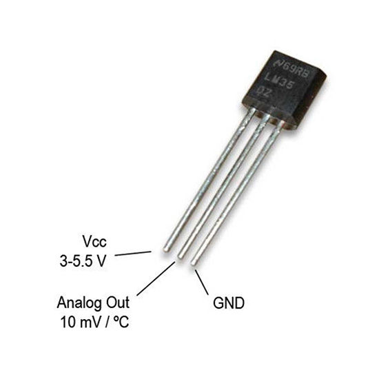 LM35 LM35DZ Temperature Sensor Arduino | Daraz.pk