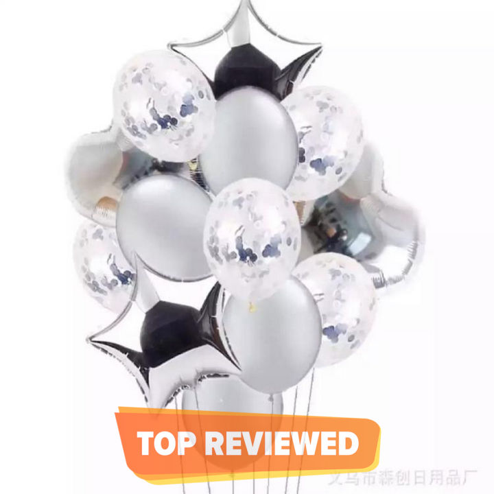 14-Pack%20Assorted%20Heart%20and%20Star%20Shaped%20Foil%20Balloons%20with%20Confetti%20for%20Party%20Decorations%20-%20Unisex%20-%20Image%202