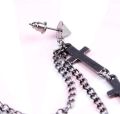 Fashion Exaggeration Fashion Tassel Ear Chains Cuff Earrings Metal Christian Chain Drop Pendants Gothic Punk Style Pendant Clip Jewelry. 