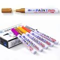 10Color Waterproof Permanent Alcohol Resistant 3mm Oil Based Paint Marker Pens for Car Tire Furniture Doodle on smooth Surface Straggle Steipos. 