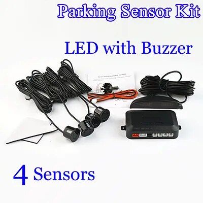 LED-Blue-4 Sensors LED Display/ LCD Display /Buzzer 22mm Car Parking ...
