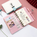 【ZOSR】Password Lock Loose-Leaf Journal Book Multi-Function with Lock Diary Notebook Simple Student Stationery Notebook. 