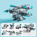 Lego City Police Command 6IN1 Trucks Building Blocks Policeman Robot Car Helicopter Model Bricks Toys for Children. 