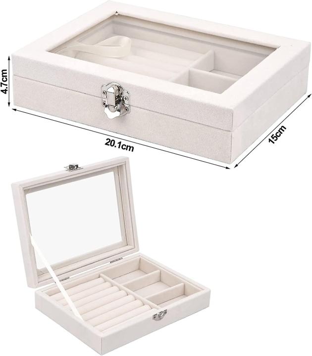 Jewelry%20Storage%20Organizer%20Velvet%20Drawer%20Tray%20Acrylic%20Jewelry%20Box%20Display%20Holder%20Case%20for%20Necklace%20Earring%20Bracelet%20Watch%20(beige,%20white,%20pink,%20black%20with%20lid)%20/%20Jewelry%20Box,%203%20Grids%20Women's%20Jewelry%20Organizer,%20Velvet%20Jewelry%20Organizer%20-%20Image%205