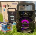 New Launched KTS 1056 Bluetooth Wireless Speaker / Support USB - SD Card - 3 Inches Device / Mini and Loud Speaker With LED Disco  Light Booster Volume. 
