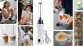 Electric Coffee Mixer Rechargeable Milk Shaker Maker Frother Foamer USB Charging Egg Beater Coffee Beater Handheld Blender. 