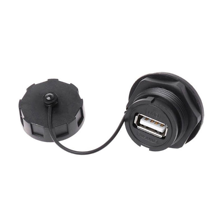 USB Female Socket Plug Panel Mount Adapter USB 3.0 Waterproof Connector IP68