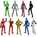 Multi-Jointed Movable Shapeshift Robot 2.0 3D Printed Mannequin Dummy 13 Action Figures Toys Kids Adults Parent-children Game Fayshow. 