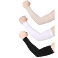 Pair of Cooling Arm Sleeves for Men Women Boys & Girls Sports Arm Sleeves Covers Sun Light Protection Arm Muff Stretchable Fabric Protect Your Skin from Sun Exposure Comfortable UV Sleeves For Men & Women - Black/Skin. 