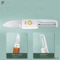 Portable Small 2-in-1 Fruit Knife & Peeler Set - Multifunctional Stainless Steel Peeler and Knife with Easy-to-Hold Dual Grip, Including Vegetable Knife, Multicolor Protective Case, and Creative Dual-use for Vegetables and Fruits. 