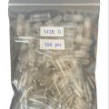 100 Transparent Empty Capsule Shells 0 size. 