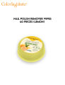 Color Institute Nail Polish Remover Wipes 40 Pieces Acetone Free With Vitamin E Moisturising Gentle. 