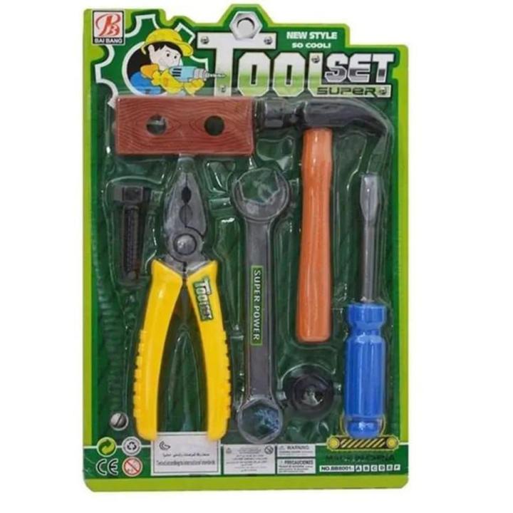 Tool Set Toy for Kids Plastic Multi color Construction Tools Toy Set