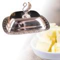 European Butter Dish Box, Lith Lid Cheese Butter Box Cheese Server, for Home Kitchen. 