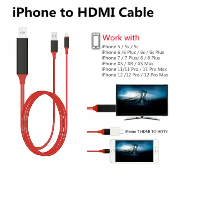 Multibao%202M%208%20Pin%20to%20HDMI%20HD%20TV%20AV%20Cable%20Lead%20For%20iPhone%2011%2012%2013%2014%20Pro%20XR%20XS%20Max%20XS%20X%208%207%206%20-%20Image%205