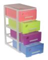 Celice Portable Four Drawers Storage Unit - MultiColors. 
