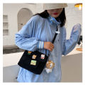 Japanese Canvas bag Diagonal Storage Multifunction Small bag Cute Wild Harajuku bag for Fashion School Daily Trave Girl Gift. 