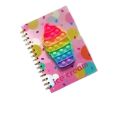 Notebook | 1pc Ice Cream Design Push Pop Bubble Notebook|  Creative Decompression Notebook For Students| Notebook for student & multipurpose use | In best & original quality. 