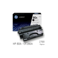 HP 80A  Toner Cartridge Original LaserJet (CF280A). 