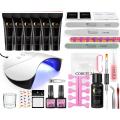 COSCELIA Manicure Set With Lamp Nail Kit 36W UV LED Lamp For Nail Art Sets. 