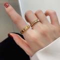 Singsing Stainless Ring for Women Non Tarnish Non Fade Gold Rings Accessories Jewelry. 
