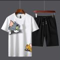 Tom and Jerry printed tshirt+trouser tracksuit for men&boys. 