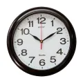 Hitco Round Simple Wall Clock - Wall Clock For Home and Office - Step Movement High Quality Watch - Wall Clocks for Bedroom / Living Room / Decor - Clock Wall Stylish. 