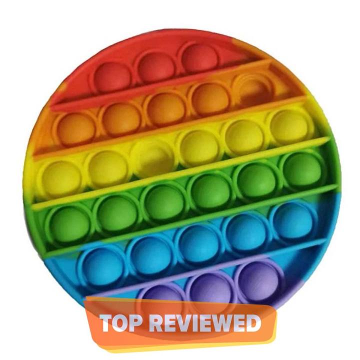 POP Bubble Squeeze Sensory Fidget Toy Pop It Figit Toy Fidget Toys Special Needs Stress Reliever, Push Bubble Gadgets