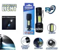 Mini USB Rechargeable Flashlight Torch Zoom Lamp. 