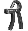 Pack of 3 Hand Gripper | Black and Grey Finger Gripper |Hand strengthener grip and finger strengthener - forearm ring hand exercisers -2 silicone squeezer gripper for muscle strengthening training tool. 