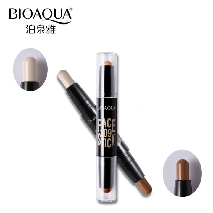BIOAQUA Double Head 3D CONCEALER HIGHLIGHTER CONTOURING FACE 101 ETUDE HOUSE PLAY EYE FACE CONCEALER BQY15325
