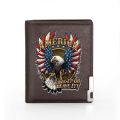 Quality Men Wallet Leather American Eagle Cover Billfold Slim Credit Card/ID Holders Inserts Money Bag Male Pocket Short Purses. 