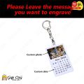 Gift City Presents Customized Photo Key chain Acrylic Car Keychain. 