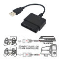 USB Controller Adapter Converter Cable Cord for PlayStation PS2 To PS3 PC. 