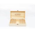 【DATA FROG Global MALL】doTERRA Essential Oil Storage Wooden Box Compartment Box 15ML 24+1 Essential Oil. 