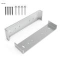 2x Mailbox Mounting Brackets Hardware Aluminum Mailbox Support Brackets. 