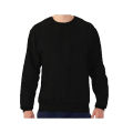 Jack Beos Plain Black Fleece Cotton Sweatshirt For Men. 