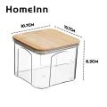 Food Storage Container Food Sealed Jar Set for Kitchen Storage Durable Easy to Clean Containers for Rice Grains 450ml/650ml/900ml Sizes Available Practical Food Storage Jar. 