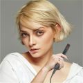 MHU Premium Quality Professional Travel Mini Flat Iron Tourmaline Ceramic Hair Straightener - Salon-Quality Styling, with 180C Salon Temp, 1.8M Cable, UK Plug - The Ultimate Portable MHD-082 Powerhouse! Lightweight 0.5 x 6 Inch (Black). 