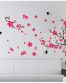 Blossom Birds Wall Sticker Mural  Wall Art Decal  DIY Pastoral Style Wall Decals for Living Room and Bedroom TV Background. 