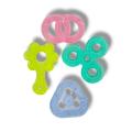 ZERI AND MERI Baby Gel Teether SILICA GEL TEETHER Silicon Teether For Babies Non Toxic. 