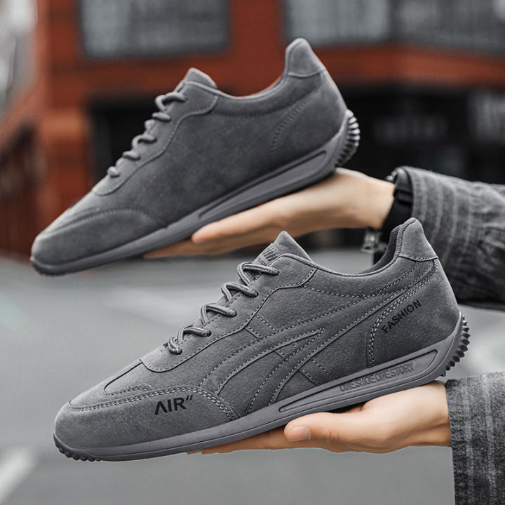 2024 New Forrest Gump Running Shoes Spring Korean Style Sports Casual Shoes Men's Sneakers Retro Waffle Argan Fashion Shoes