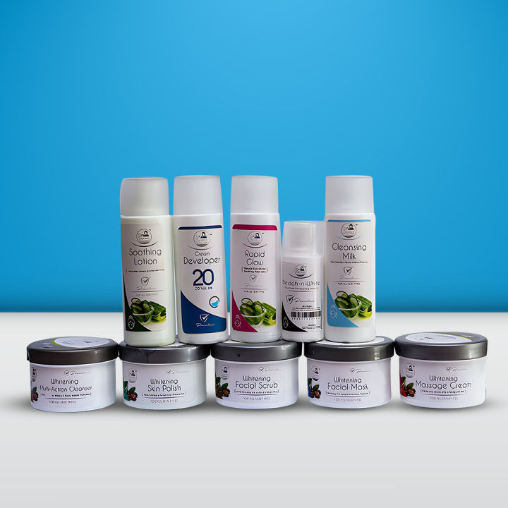 DR DERMA FACIAL KIT (PACK OF 10) 120ML EACH.