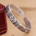 Vintage Silver Color Pixiu Wealth Lucky Charm Bracelet Bangle Open Bracelet Good Luck Jewelry Accessories for Women Men Gift. 