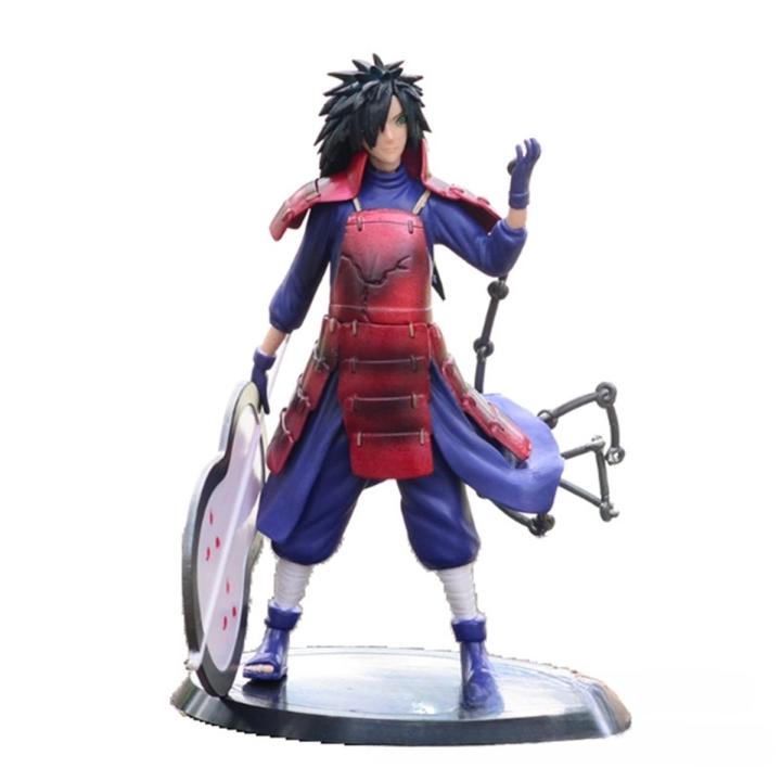 2024 GC 19cm Naruto Action Figure Uchiha Madara Figurines Cartoon Anime Model Ornaments For Decoration Revien Meiuazo