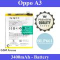 Oppo A3 Battery BLP661 Replacement Premium Quality 3400mAh For Oppo A3. 