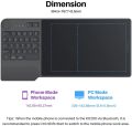 HUION Inspiroy Keydial KD200 Bluetooth 5.0-Wireless Graphics Drawing Tablet with Keyboard Dial 5 Customized Express Keys. 