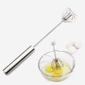 Manual Egg Beater Coffee Beater Manual Whisker Beater Hand Whisker Egg Whisker Coffee Whisker Hand Push Beater Semi Automatic Whisker Stainless Steel Beater. 