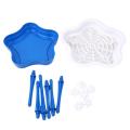 2-in-1 Vegetable/Fruit Portable Water Drainer Basket stand 8 Glasses. 
